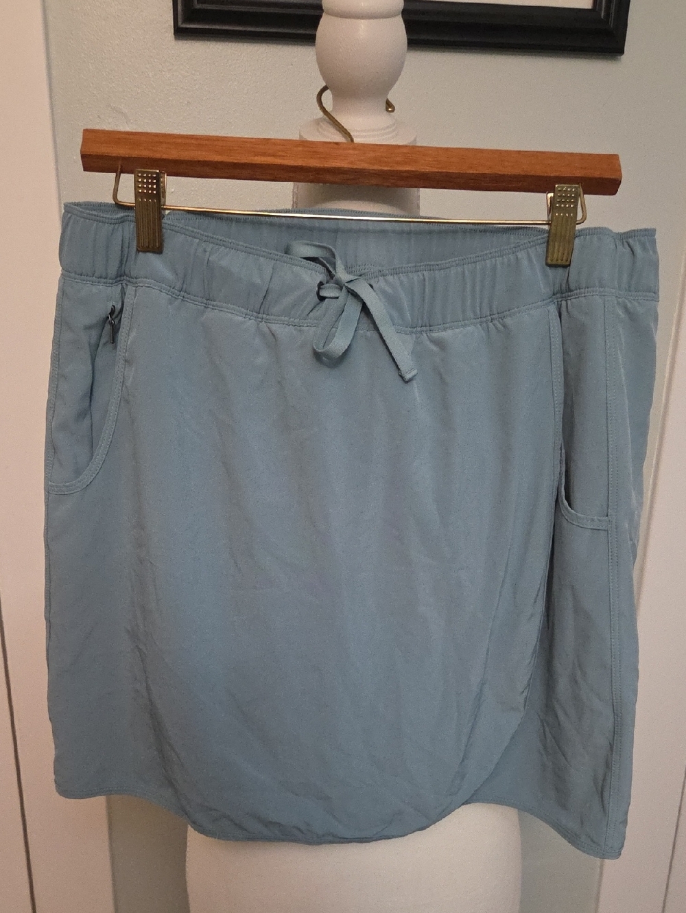 Patagonia Light Blue Athletic Skort